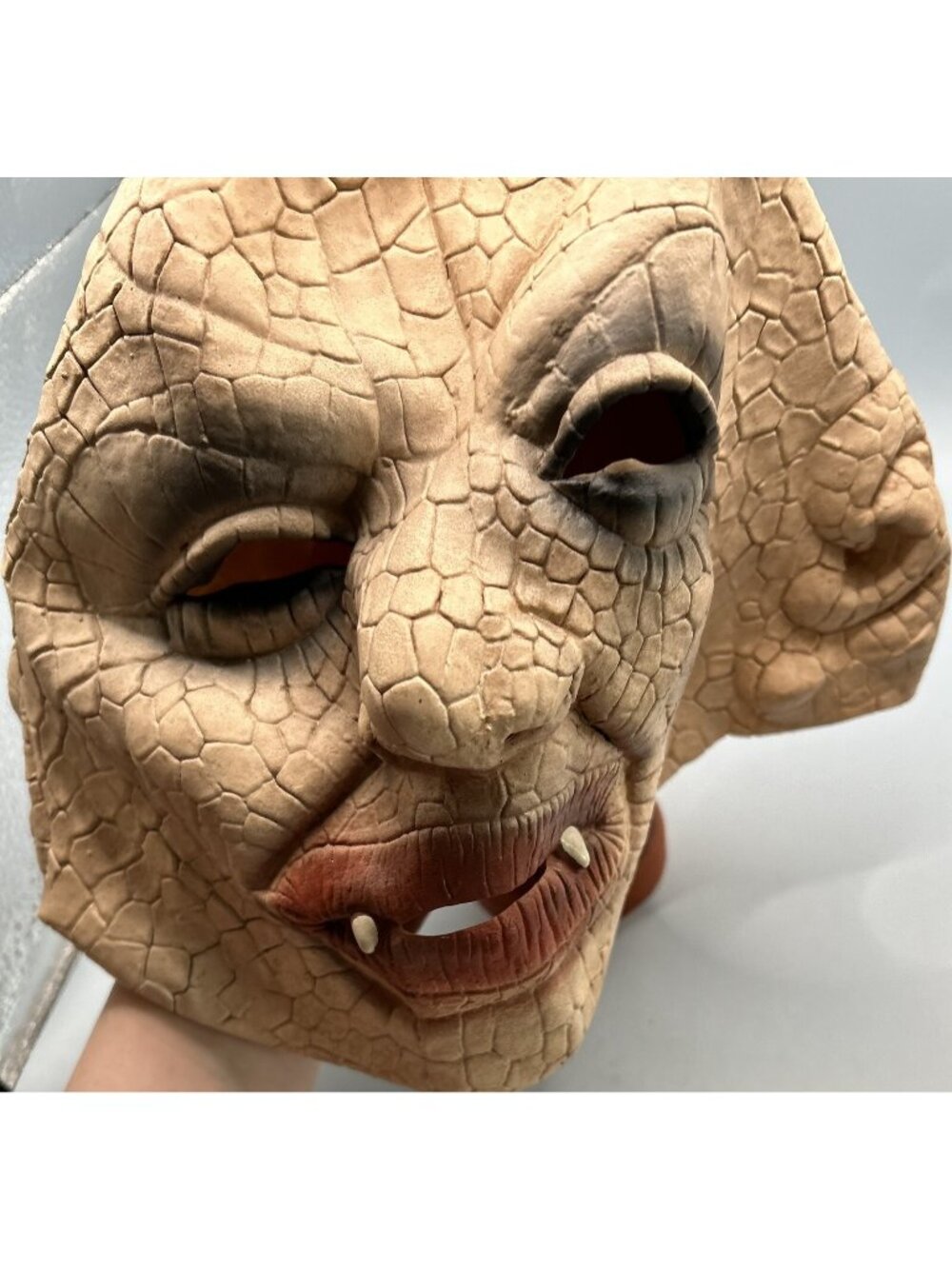 Zombie Vampire Cracked Halloween Mask Latex Rubber Mask